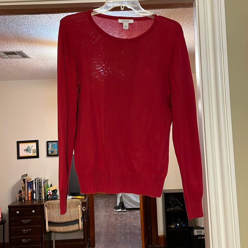 Red sweater